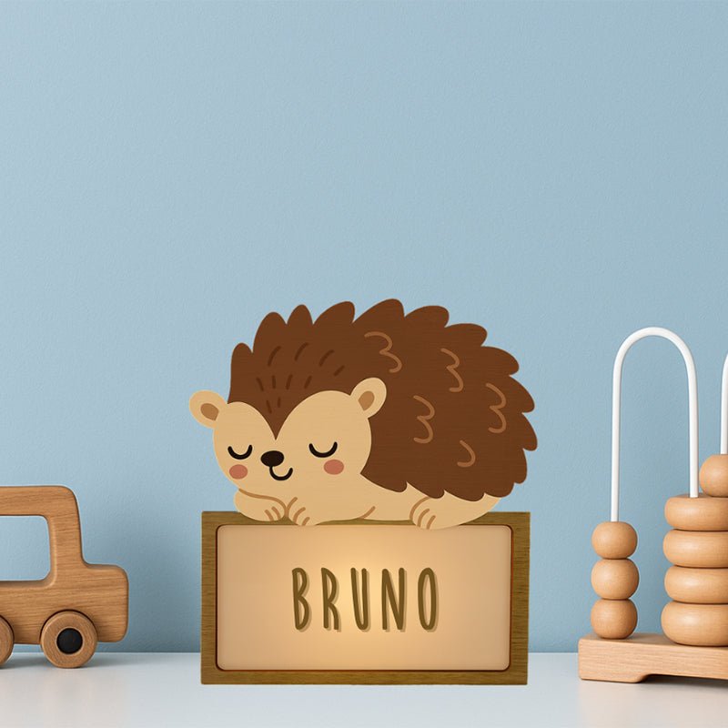 Lampara Infantil Personalizada Erizo - Nanetes